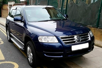 Volkswagen Touareg 2002–2010 Side steps Allmond Grey (set van 2, aluminium) foto 2
