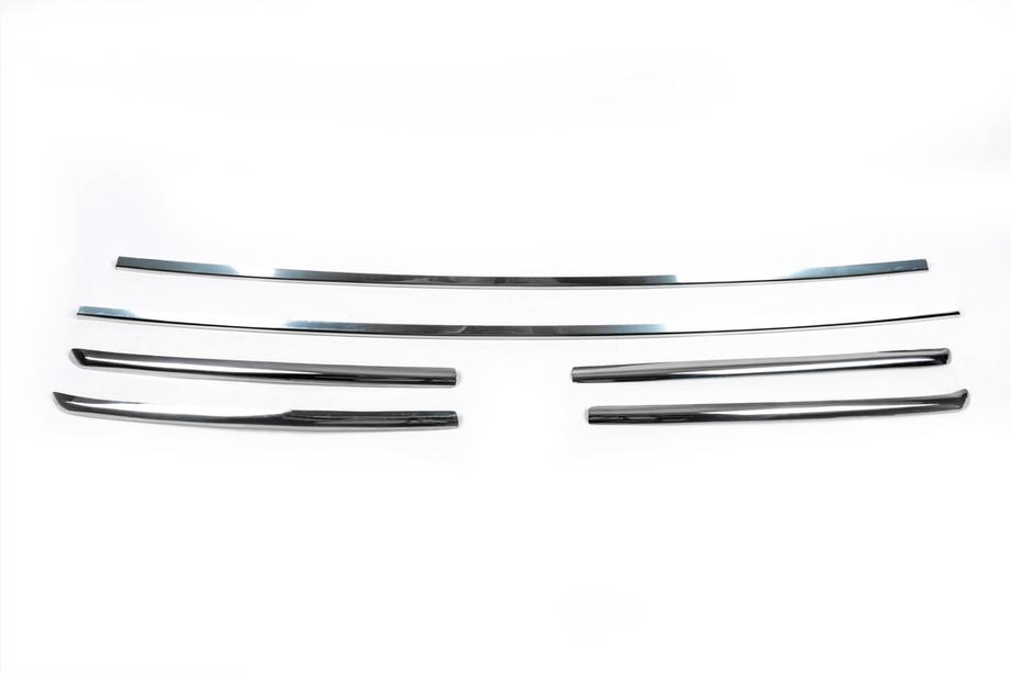 Fiat Ducato 2006–2025 RVS sierlijsten voor radiateurgrille 2006-2014 (6 stuks) Foto 3