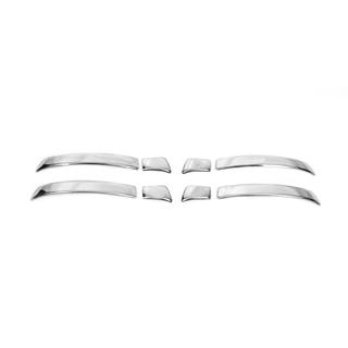 RVS deurgreepkappen voor smalle handgrepen (set van 4) Volkswagen Touareg 2010–2018 foto 2