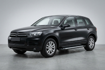 Volkswagen Touareg 2010–2018 Side steps Allmond Grey (set van 2, aluminium) foto 1