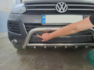 Volkswagen Touareg 2010–2018 Bullbar WT003 (RVS) foto 3