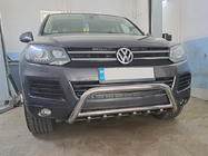 Volkswagen Touareg 2010–2018 Bullbar WT003 (RVS) foto 1