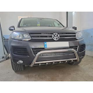 Bullbar WT003 (RVS) Volkswagen Touareg 2010–2018 foto 1
