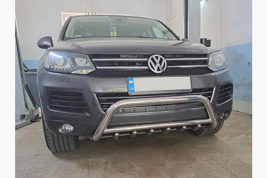 Volkswagen Touareg 2010–2018 Bullbar WT003 (RVS) Image
