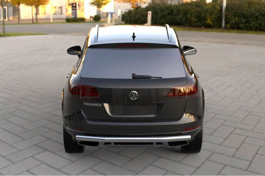 Volkswagen Touareg 2010–2018 Achterbeschermbeugel (RVS) Image