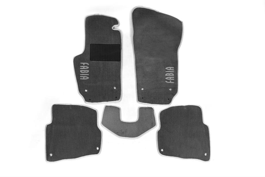 Skoda Fabia 2000–2007 Textiele vloermatten voor interieur (Velgum) Image