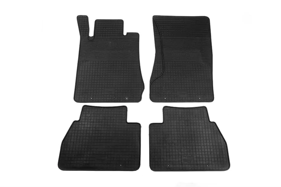 Mercedes E-class W211 2002–2009 Rubberen vloermattenset (4 stuks, Polytep) Foto 2