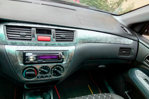 Mitsubishi Lancer 9 2004–2008 Dashboard sierlijsten V1 (Meric) Aluminium foto 1