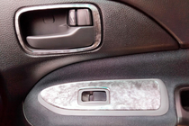 Mitsubishi Lancer 9 2004–2008 Dashboard sierlijsten V1 (Meric) Aluminium foto 4