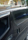 Nissan NV200 2009– Chroom dakrails 143 cm, gietijzeren voeten foto 1