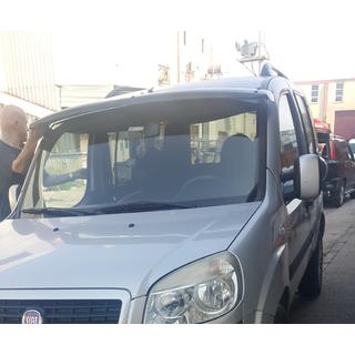 Voorruitvizier (zwart hoogglans, 5 mm) Fiat Doblo I 2001–2005 foto 3