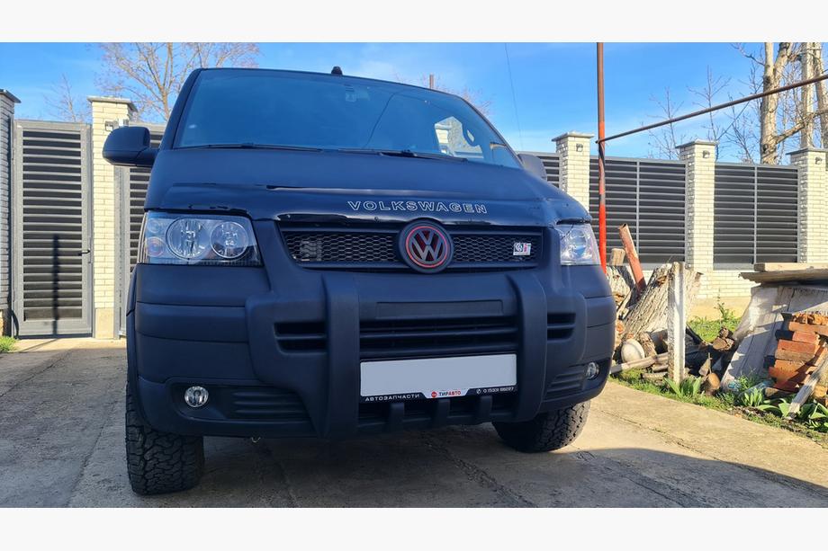 Volkswagen T5 Transporter 2003–2010 Voorbumper lipspoiler (spuitklaar) Image