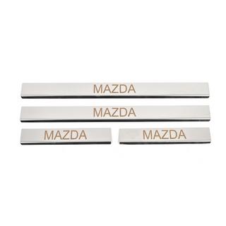 Instaplijsten Carmos (set van 4, RVS) V-3 Mazda 6 2008–2012 foto 1