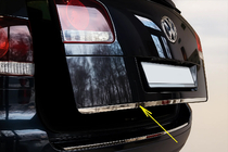 Volkswagen Touareg 2002–2010 Chroom sierlijst voor kofferklep OmsaLine - Italiaans roestvrij staal foto 1