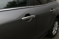 Mazda CX-7 2006–2012 Deurgreepcovers V2 (set 4 stuks, RVS) foto 1