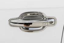Audi A5 2007–2015 RVS deurgreep covers met knoppen (4 stuks) foto 4