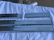 Hyundai Accent 2011–2017 Nataniko RVS dorpellijsten (set van 4) Premium - 3M tape, 0,8 mm foto 2