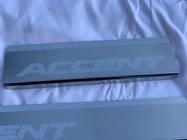 Hyundai Accent 2011–2017 Nataniko RVS dorpellijsten (set van 4) Premium - 3M tape, 0,8 mm foto 3