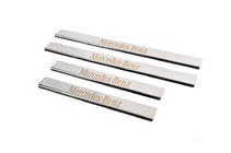 Mercedes E-class W210 1995–2002 Instaplijsten (Carmos, 4 stuks, RVS) foto 1