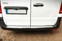 Mercedes Vito/V-klasse W447 2014– RVS sierlijst voor achterbumper Carmos (RVS) foto 3