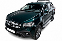 Mercedes X-klasse 2017–2020 Side steps Allmond Grey (2 stuks, aluminium) foto 1
