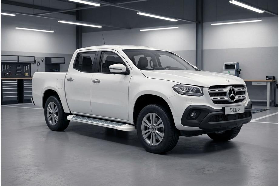 Mercedes X-klasse 2017–2020 Allmond White zijtreden (2 st., aluminium) Foto 1