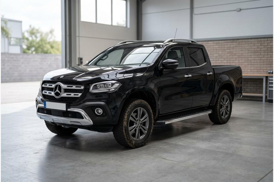 Mercedes X-klasse 2017–2020 BlackLine zijsteps (2 stuks, aluminium) Image