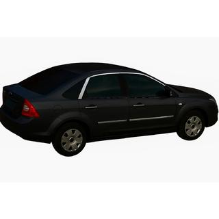 Bovenste raamomlijsting HB (6 stuks, RVS) Ford Focus II 2008–2011 foto 1