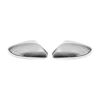 Spiegelkappen met uitsparing voor knipperlicht (2 stuks, RVS) foto 2