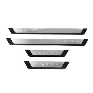 OmsaLine instaplijsten (set van 4, RVS) Skoda Superb 2009–2015 foto 2