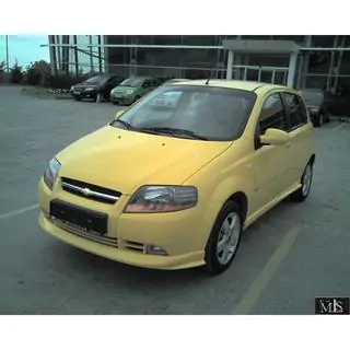 Voorbumperlip (spuitklaar) Chevrolet Aveo T200 2002–2008 foto 2