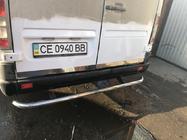 Mercedes Sprinter W901/902/903/904/905 1995–2006 Kofferbakrand (2-delig, RVS) foto 2