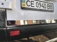 Volkswagen LT 1995–2006 Kofferbakrand (2-delig, RVS) foto 2