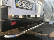 Volkswagen LT 1995–2006 Kofferbakrand (2-delig, RVS) foto 3
