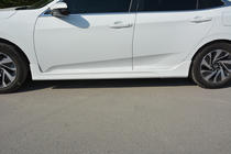 Honda Civic Sedan X 2016–2021 Zijskirts (spuitklaar) foto 3