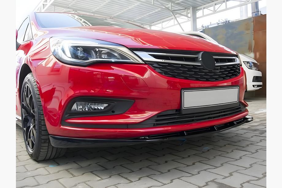 Opel Astra K 2016–2021 Voorbumper onderlip HB (spuitklaar) Foto 1