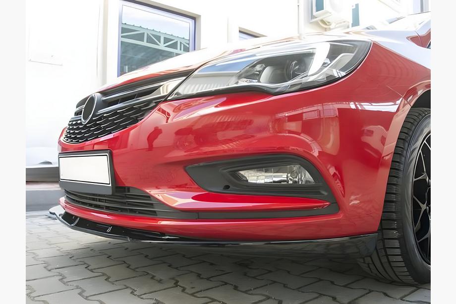 Opel Astra K 2016–2021 Voorbumper onderlip HB (spuitklaar) Foto 3
