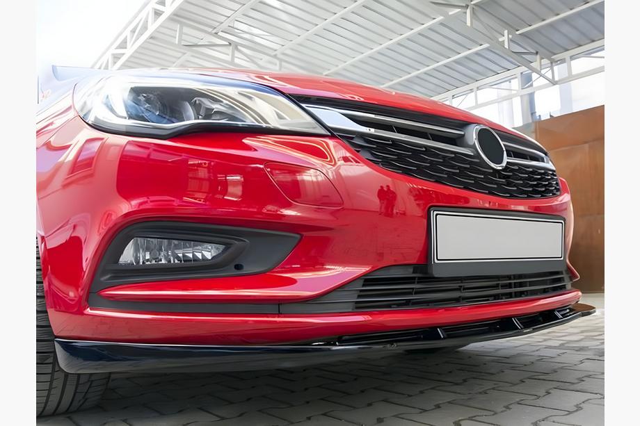 Opel Astra K 2016–2021 Voorbumper onderlip HB (spuitklaar) Foto 4