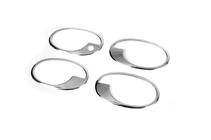 Opel Corsa C 2000–2006 Chroom deurgreepomlijsting (set 4 stuks, RVS) foto 3