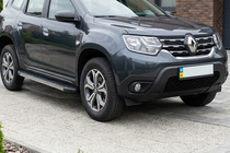 Renault Duster 2018–2024 Duru side steps (2 stuks, aluminium) foto 1
