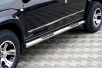 Kia Carens 1999–2012 RVS sidebars foto 1