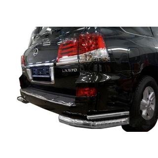 Dubbele achterhoekstukken (RVS) Lexus LX570/450d 2008–2022