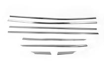Peugeot 3008 2016–2023 Onderste raamlijsten (8 stuks, RVS) Carmos - Turks staal foto 2