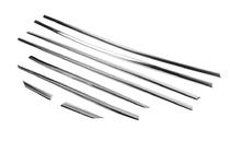 Peugeot 3008 2016–2023 Onderste raamlijsten (8 stuks, RVS) Carmos - Turks staal foto 3