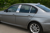 BMW 3-serie E90/E91 2005–2011 RVS deurstijl sierlijsten Carmos - Turks staal foto 1