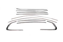BMW X6 E71 2008–2014 Complete raamomlijsting set (10 st., RVS) foto 2