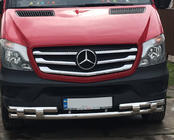 Mercedes Sprinter W906 2006–2018 Shark voorste onderbuis (RVS) Vanaf 2013 foto 3