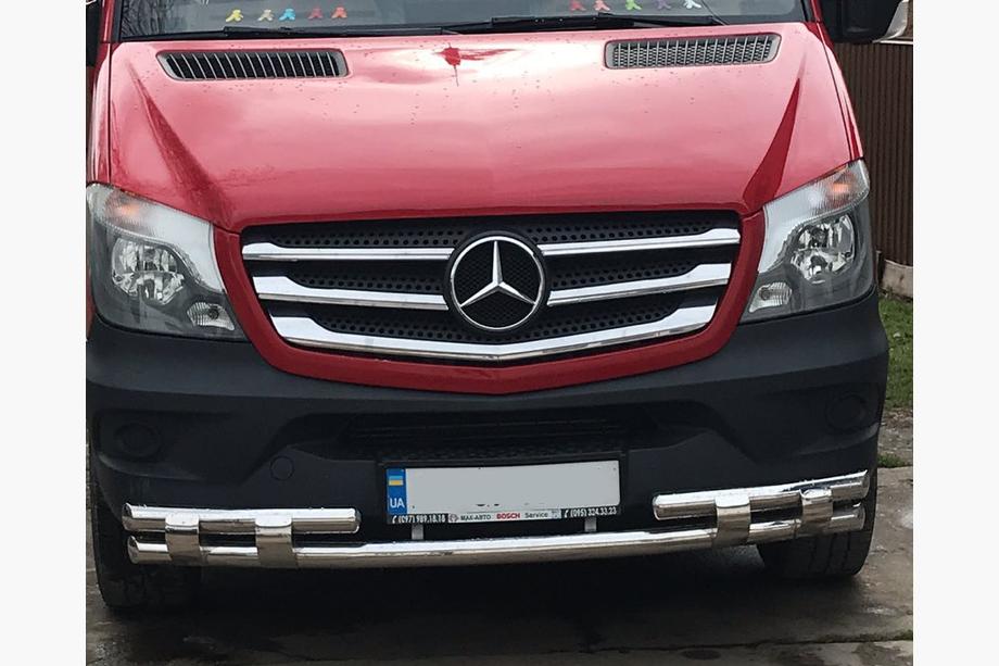 Mercedes Sprinter W906 2006–2018 Shark voorste onderbuis (RVS) Foto 3