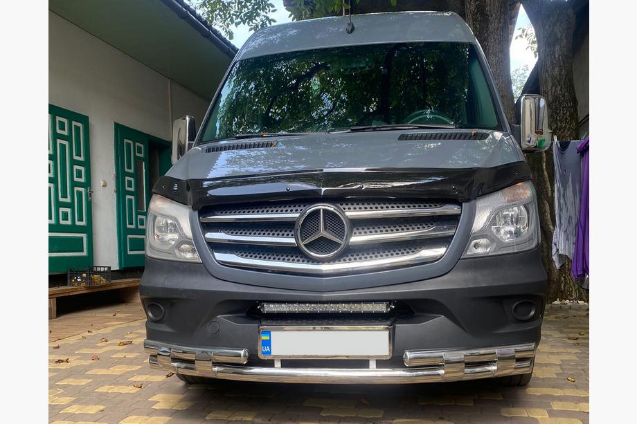 Mercedes Sprinter W906 2006–2018 Shark voorste onderbuis (RVS) Vanaf 2013 Image