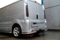 Opel Vivaro 2001–2015 Achterhoeken AK003-Подвійний (RVS) foto 3